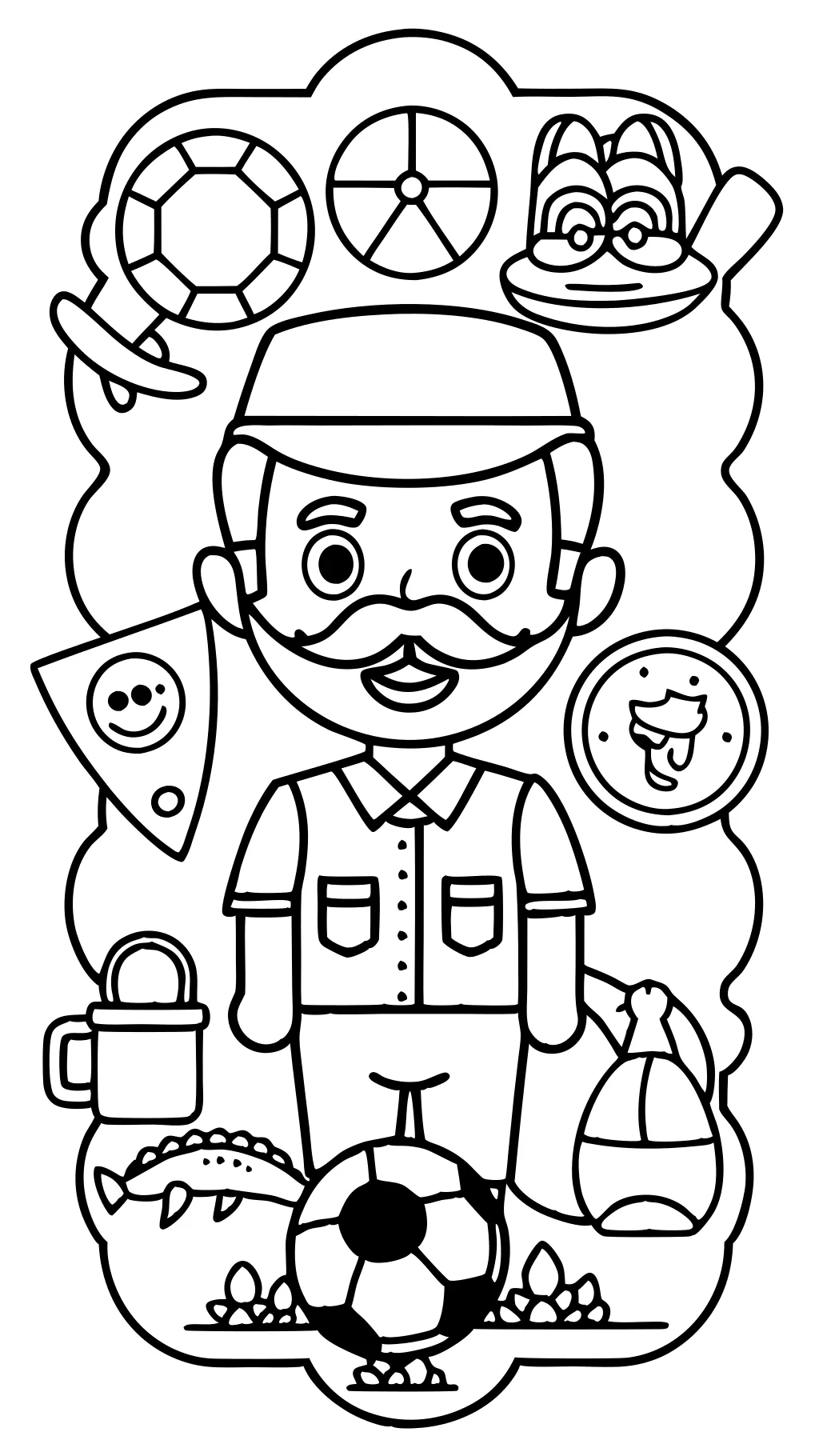 coloring pages for daddy